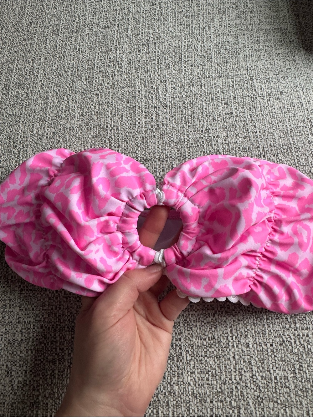 Pink Bandeau Bikini Set - Picture 5 of 5